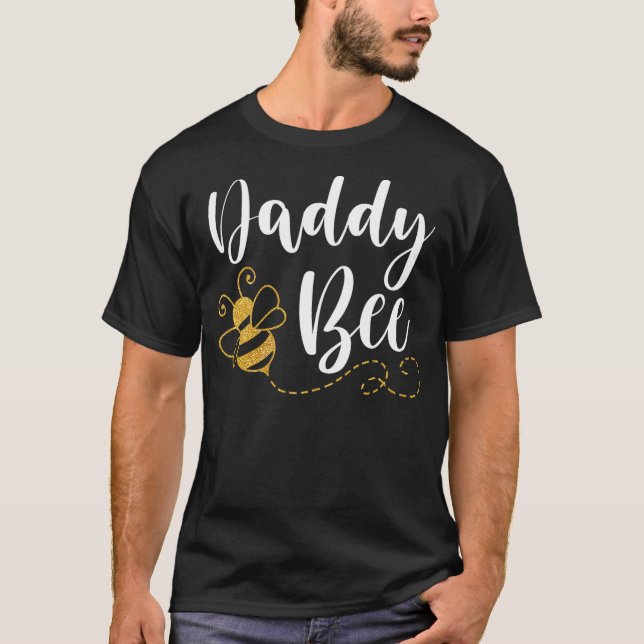 Camiseta Happy Mother’s Day Daddy Bee Family Matching Cute  (Anverso)