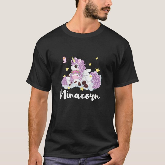 Camiseta Happy Mother s Day Mom Grandma Cute Ninacorn Unico (Anverso)