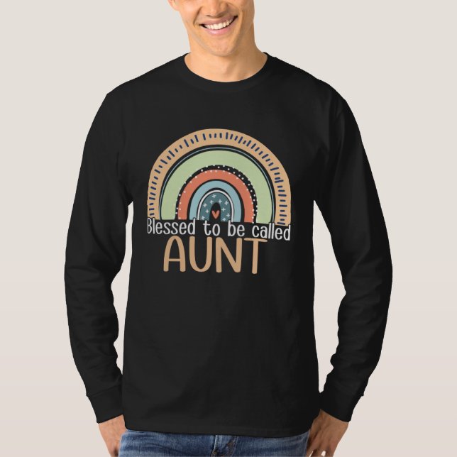 Camiseta Happy Mothers Day Women Blessed To Be Called Aunt  (Anverso)