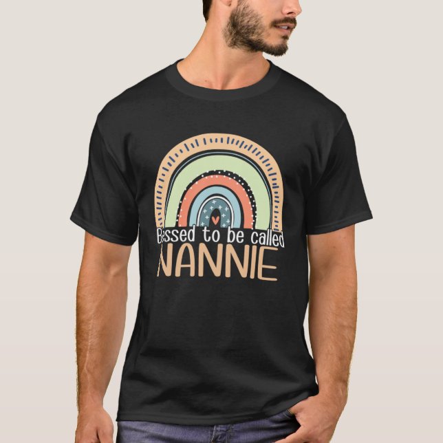 Camiseta Happy Mothers Day Women Blessed To Be Called Nanni (Anverso)