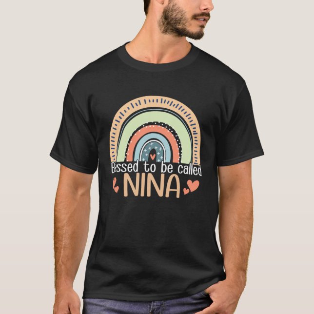 Camiseta Happy Mothers Day Women Blessed To Be Called Nina  (Anverso)