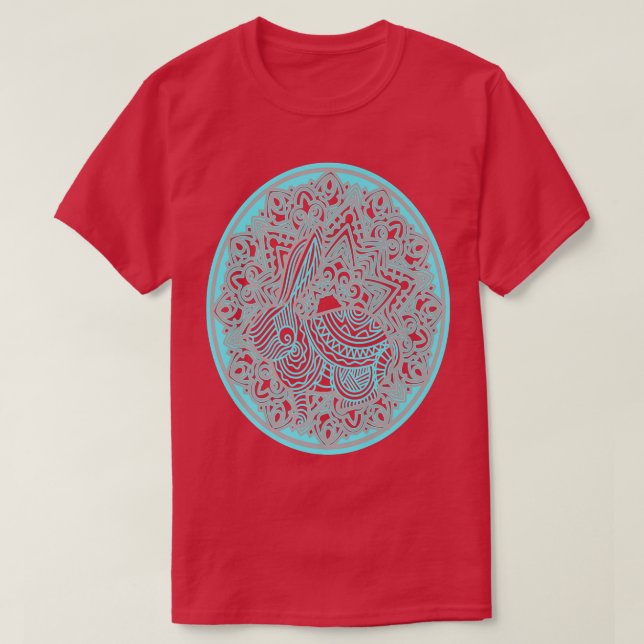 Camiseta Happy Multilayered Bunny  (Diseño del anverso)