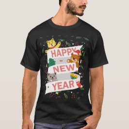 Camiseta Happy new year