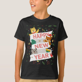 Camiseta Happy new year
