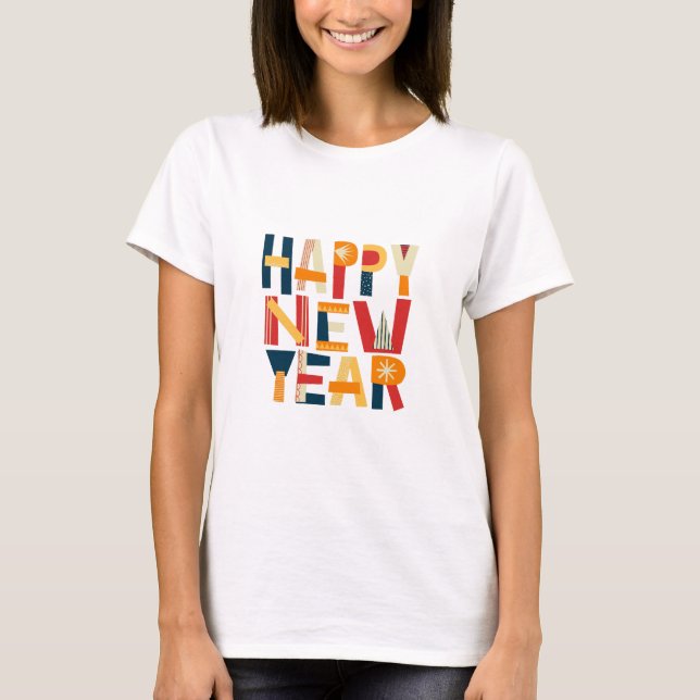 Camiseta Happy New Year (Anverso)