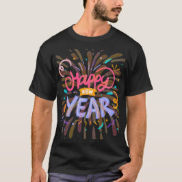 Camiseta Happy new year