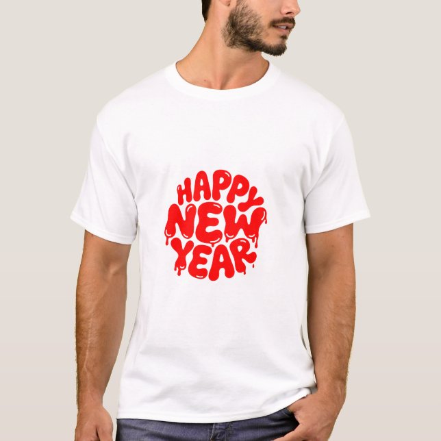 Camiseta Happy New Year (Anverso)