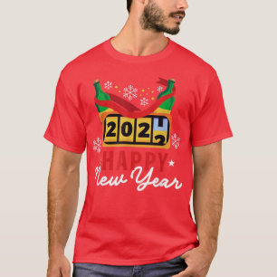 Camiseta Happy New Year 2022 New Years Eve Holiday 