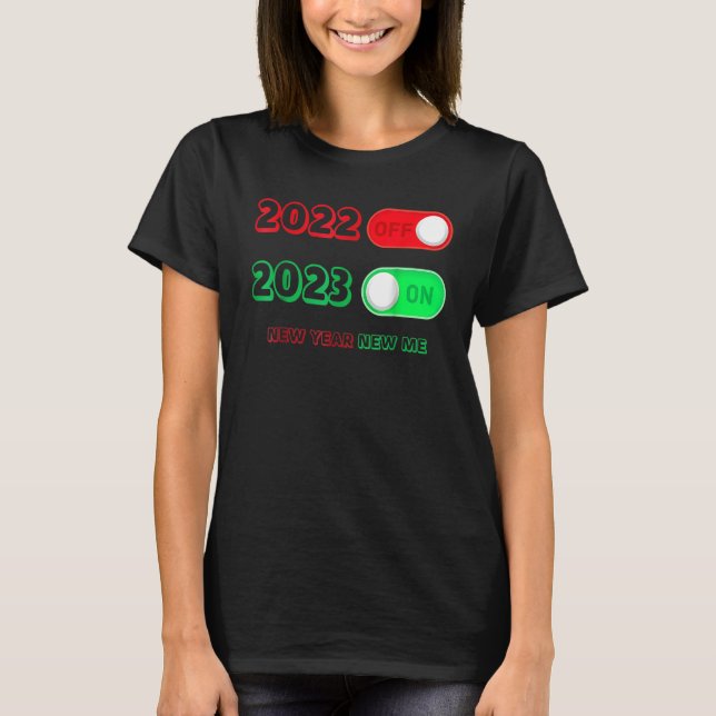 Camiseta Happy New Year 2023 Goodbye 2022 Hello 2023 New Ye (Anverso)