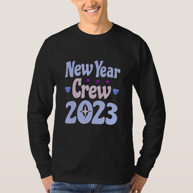 Camiseta Happy New Year 2023 Matching Group New Year's Eve  (Anverso)