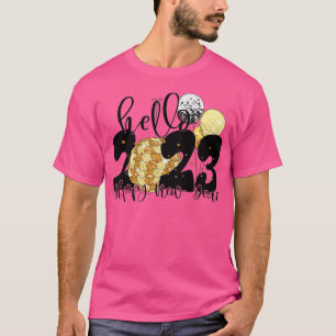 Camiseta Happy New Year 2023 New Years Eve Party Supplies N