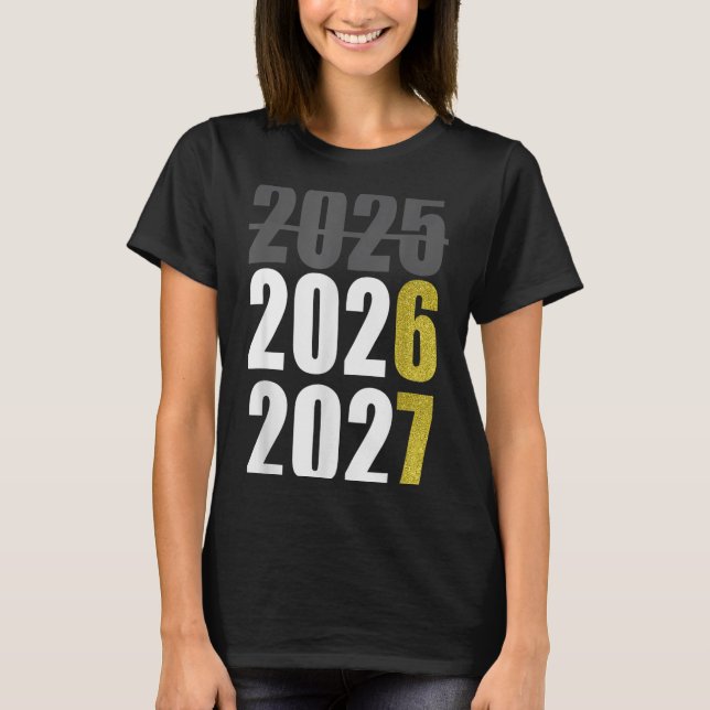Camiseta Happy New Year 2026 2027 67 Meme Six Seven Kids Me (Anverso)