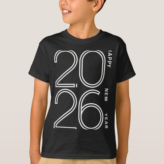 Camiseta Happy New Year 2026 Celebration Eve Party Men Wome (Anverso)