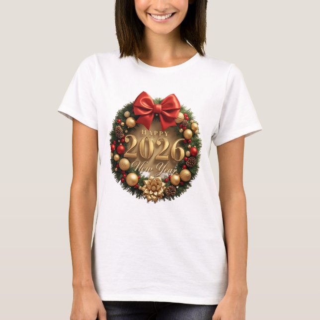 Camiseta happy new year 2026 classic holiday  (Anverso)