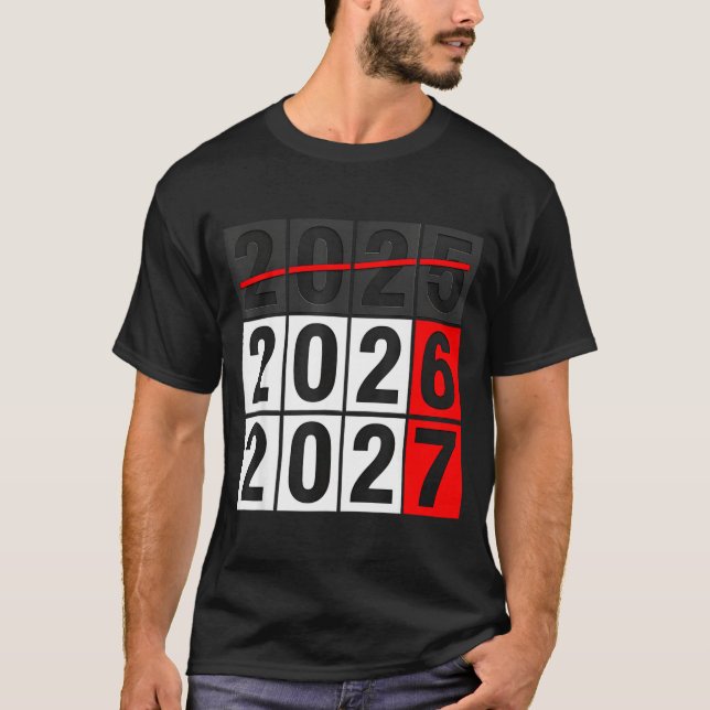 Camiseta Happy New Year 2026 Coming Soon 2027 67 Meme Six S (Anverso)