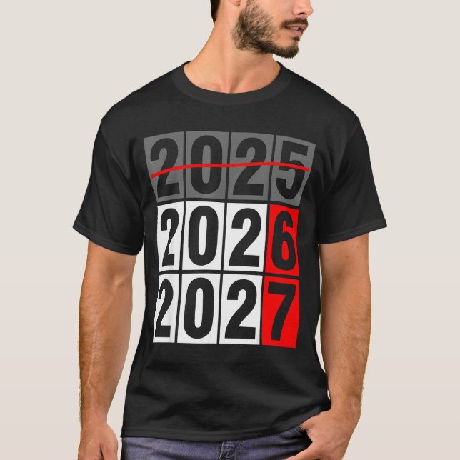 Camiseta Happy New Year 2026 Coming Soon 2027 67 Meme Six S (Anverso)