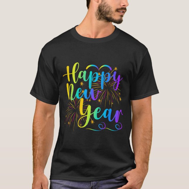 Camiseta Happy New Year 2026 Funny Family Friend New Year E (Anverso)