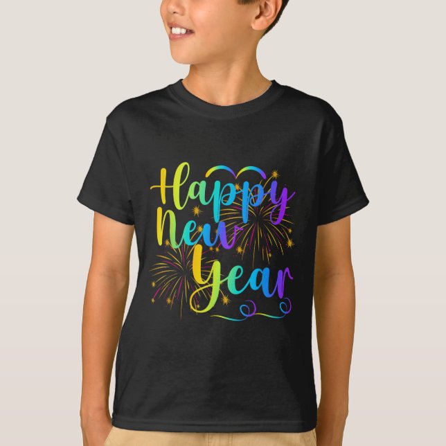 Camiseta Happy New Year 2026 Funny Family Friend New Year E (Anverso)