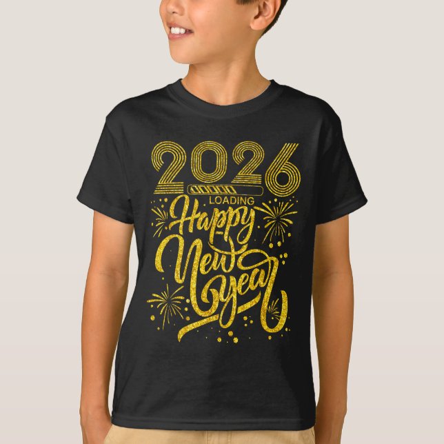 Camiseta Happy New Year 2026 Funny New Years Eve Party Men  (Anverso)