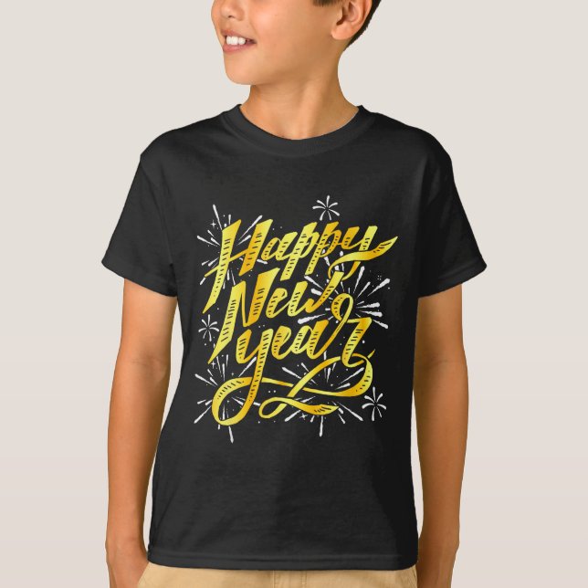 Camiseta Happy New Year 2026 Men Women Kids New Year Eve Pa (Anverso)