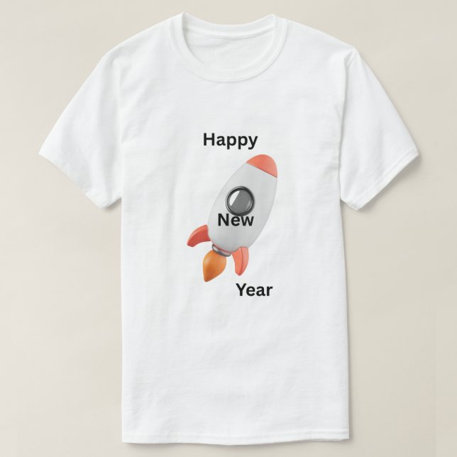 Camiseta Happy New Year 2026 T-Shirt – Celebrate in Style! (Diseño del anverso)