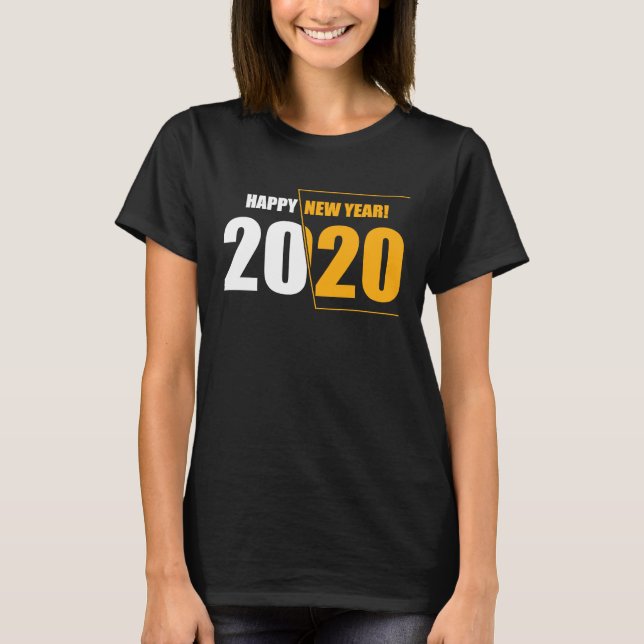Camiseta Happy New Year Eve 2020 20 and 20 Party Midnight N (Anverso)