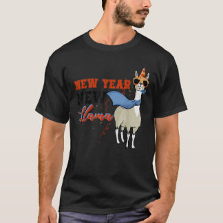 Camiseta Happy New Year New Llama New Years Eve New Year Ev