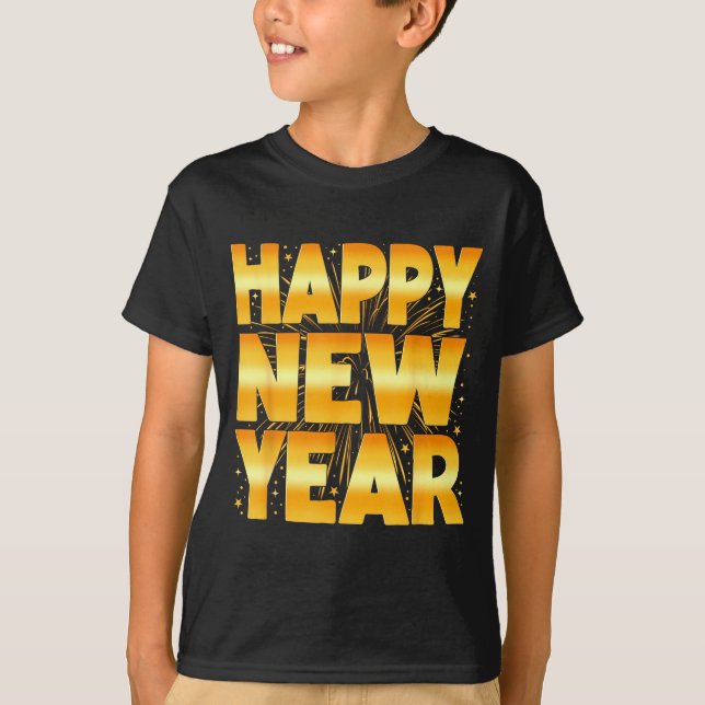 Camiseta Happy New Year Shirt Family New Years Eve Party Fi (Anverso)