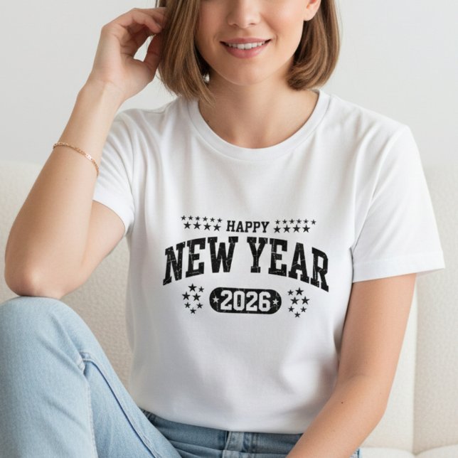 Camiseta Happy New Year T-shirt, New Year 2026 shirt (Subido por el creador)