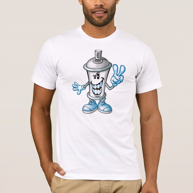 Camiseta Happy paint spray (Anverso)
