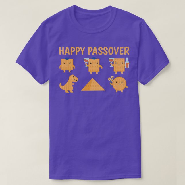 Camiseta Happy Passover Afikoman Matzo  (Diseño del anverso)