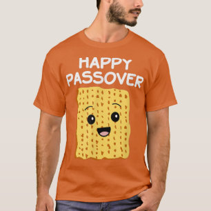Camiseta Happy Passover With Cute Matzo  Jewish Holiday Pas