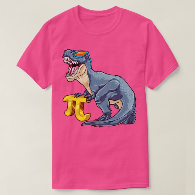 Camiseta Happy Pi Day 314 Dinosaur T Rex Pi Mathematics Mat (Diseño del anverso)
