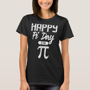 Camiseta Happy Pi Day Math Geek 3 14 estudiantes universita