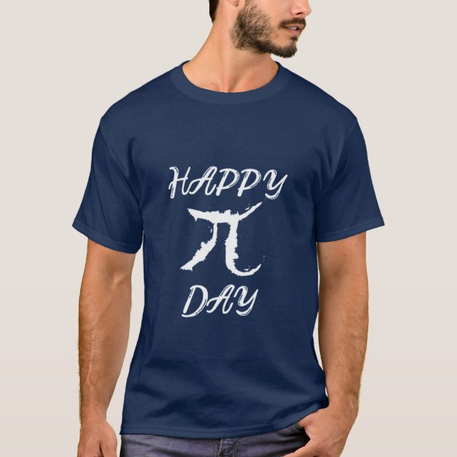 Camiseta Happy Pi Day Math Typography Design | Funny Mathem (Anverso)