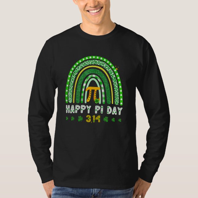 Camiseta Happy Pi Day Mathematic Math Teacher Rainbow St Pa (Anverso)