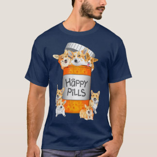 Camiseta Happy Pills Corgi