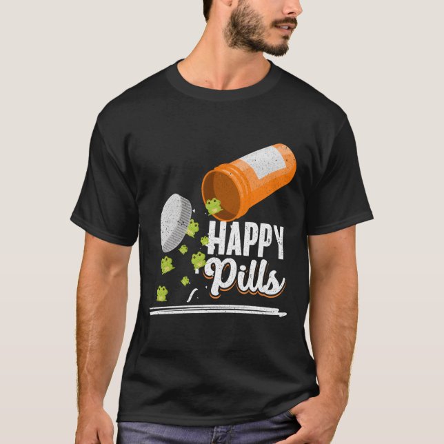 Camiseta Happy Pills Frog Frog Owner (Anverso)