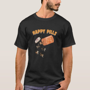 Camiseta Happy Pills Maine Coon Cat Funny Kitten Lover
