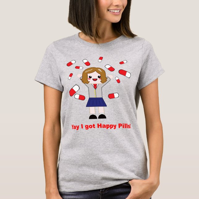 Camiseta Happy Pills Women's Shirt (Anverso)