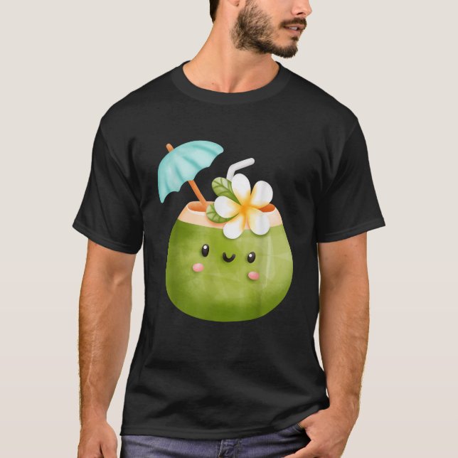 Camiseta Happy Pina Colada Aloha Bebe Hawaii T (Anverso)