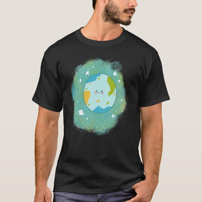 Camiseta Happy Planet Happy Earth climate change (Anverso)