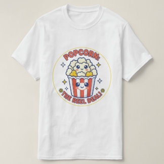 Camiseta Happy Popcorn Movie Lover Graphic
