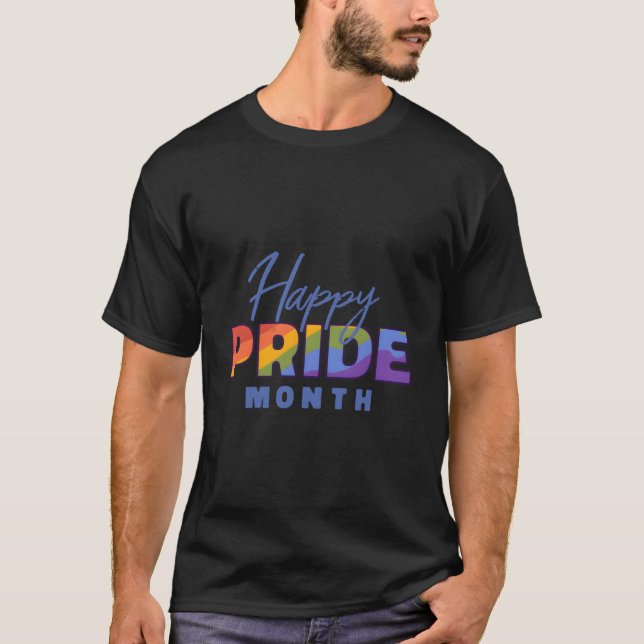 Camiseta Happy Pride Month Radiant Diversity (Anverso)