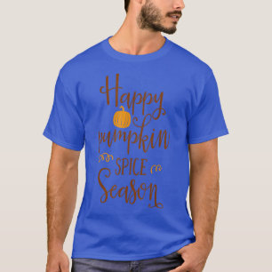 Camiseta Happy Pumpkin Spice Season CoffeeFunny Autumt Latt