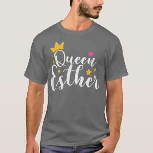 Camiseta Happy Purim Costume Idea Reina Esther Jewis hebrea