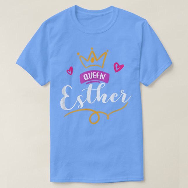 Camiseta Happy Purim Costume Idea Reina Esther Jewis hebrea (Diseño del anverso)