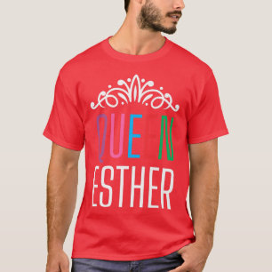 Camiseta Happy Purim Costume Idea Reina Esther Jewis hebrea
