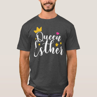 Camiseta Happy Purim Costume Idea Reina Esther Jewis hebrea