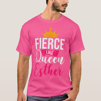Camiseta Happy Purim Costume Idea Reina Esther Jewis hebrea